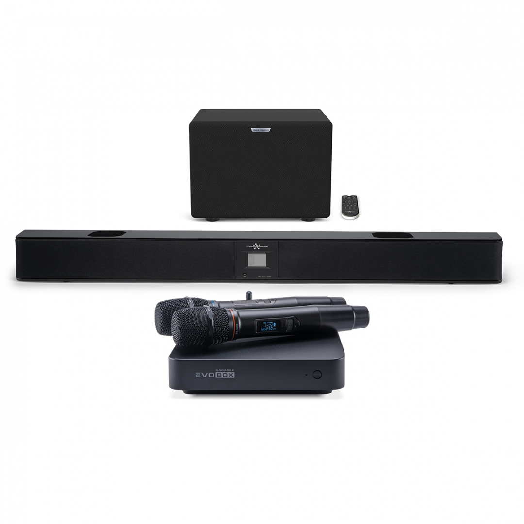 караоке-комплект EVOBOX Plus + EvoSound Bar (саундбар с караоке) в Нижней Салде