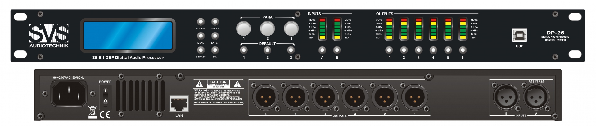 SVS Audiotechnik DP-26 Цифровой процессор: 2 входа 6 выходов в Нижней Салде