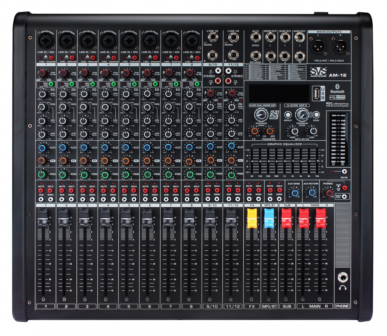 SVS Audiotechnik mixers AM-12 Микшерный пульт аналоговый, 12-канальный в Нижней Салде