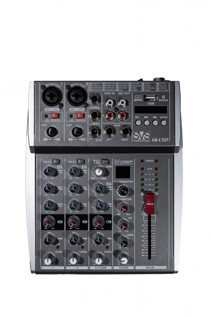SVS Audiotechnik mixers AM-4 DSP Аналоговый микшерный пульт, 4-канала в Нижней Салде