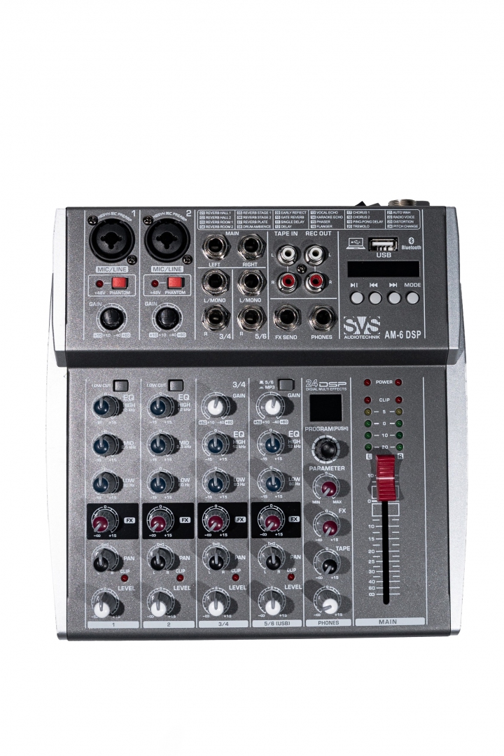 SVS Audiotechnik mixers AM-6 DSP Микшерный пульт аналоговый, 6-канальный SVS Audiotechnik mixers в Нижней Салде