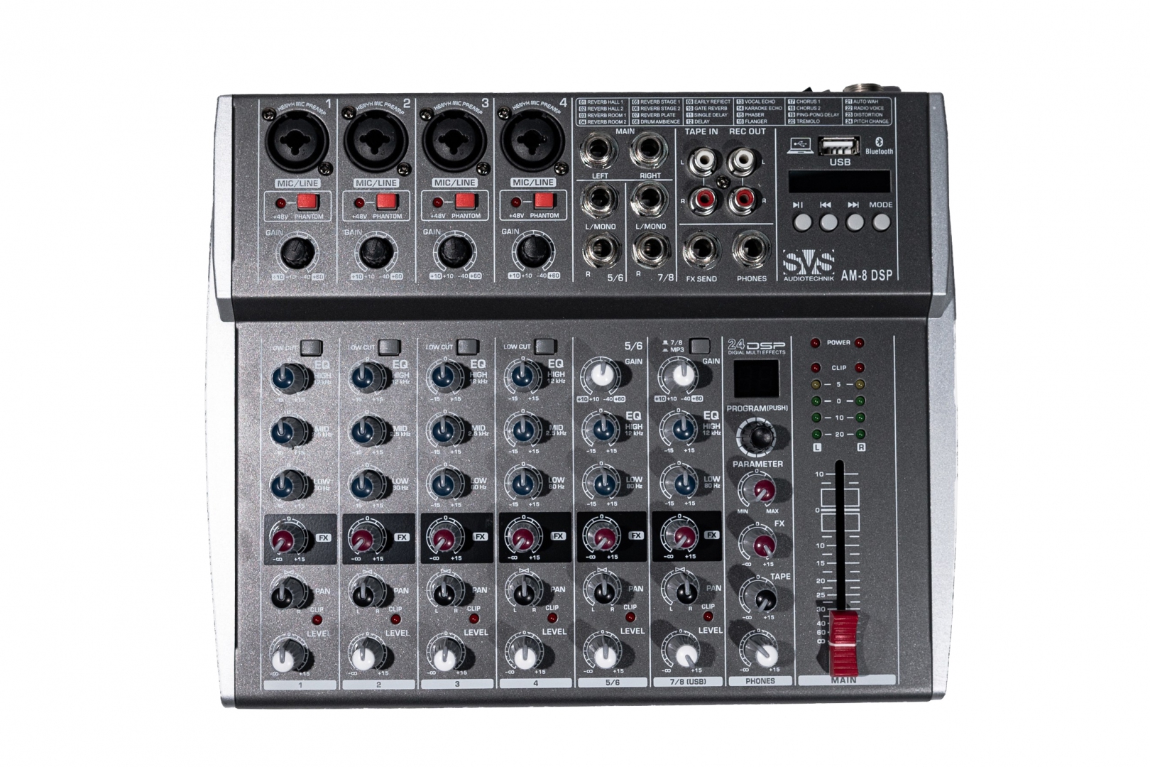SVS Audiotechnik mixers AM-8 DSP Микшерный пульт аналоговый, 8-канальный в Нижней Салде